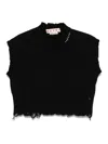 Marni Women's Sleeveless Boxy Sweater In Black