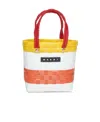 Marni Sunday Morning Tote Handbag In White