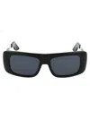 Marni Rectangular Frame Sunglasses In 001 Black