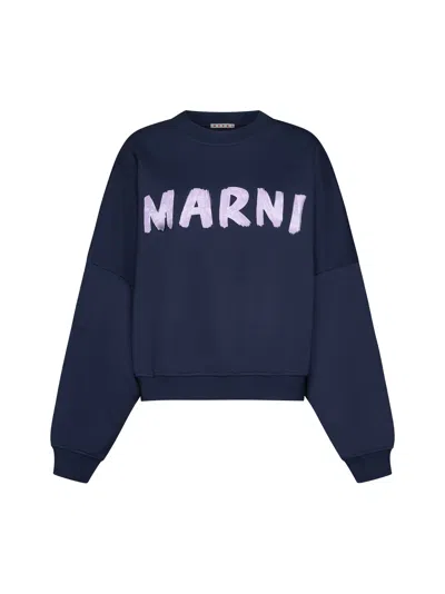Marni Sweater In Blue Kynite