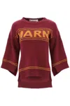 MARNI SWEATER IN JACQUARD KNIT WITH LOGO