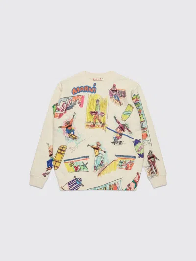 Marni Sweater Kids Color White In Multi