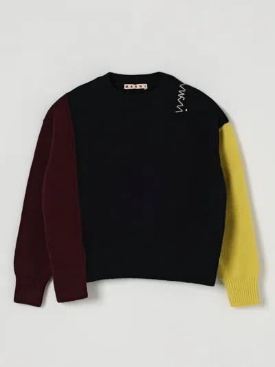 MARNI SWEATER MARNI KIDS COLOR BLACK,H38515002