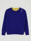 Marni Two-tone Jumper In Blue
