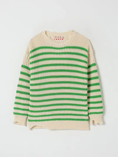 MARNI SWEATER MARNI KIDS COLOR GREEN,G47512012
