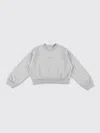 Marni Fleece Cropped Logo In Grau