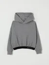 Marni Cotton Hoodie In Gray