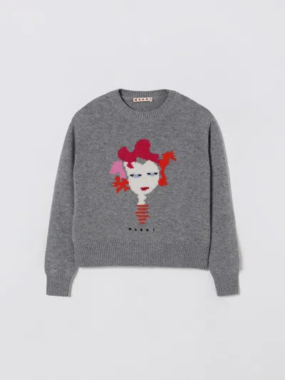 Marni Sweater  Kids Color Grey In Gray