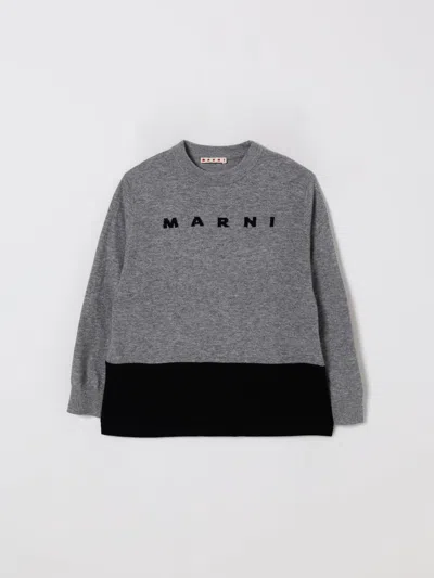 MARNI SWEATER MARNI KIDS COLOR GREY,H38519020