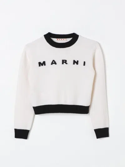 MARNI SWEATER MARNI KIDS COLOR NATURAL,415967067