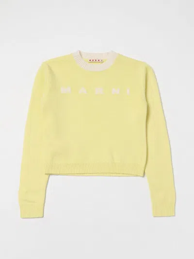 Marni Kids' 毛衣  儿童 颜色 黄色 In Yellow