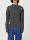 Marni Shetland Ripped-detail Jumper In Black