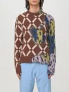 Marni Multicolour Argyle Wool-mohair Two-in-one Jumper In Bunt