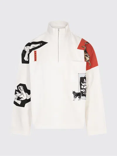 MARNI SWEATSHIRT MARNI MEN COLOR WHITE,H38074001