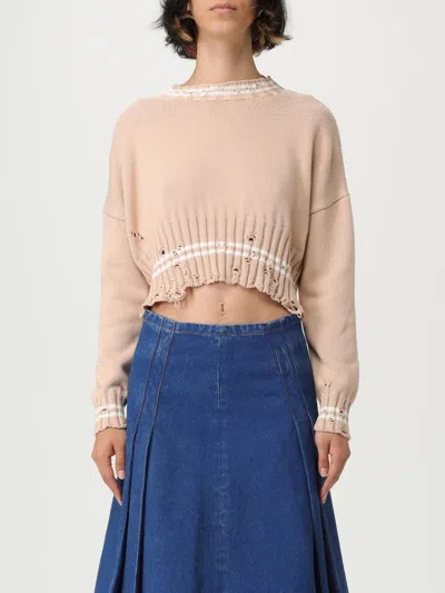 MARNI SWEATER MARNI WOMAN COLOR BEIGE,H13385022
