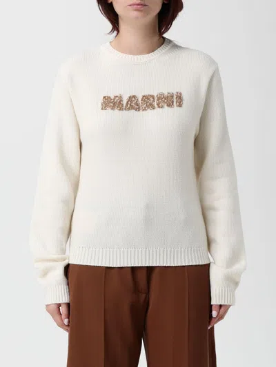 MARNI SWEATER MARNI WOMAN COLOR IVORY,H43355044