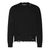 Marni Deconstructed Contrast-stitch Relaxed-fit Cotton Knitted Jumper