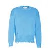 Marni Logo Embroidery Sweater Sweaters And Cardigans Blue