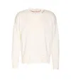 Marni Drawstring Crewneck Distressed Sweater
