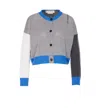 Marni Knitwear Cardigan Embroidered Detail In Gray