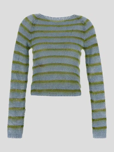Marni Sweaters In Blue