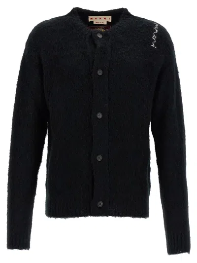 Marni Fuzzy Wuzzy Sweater, Cardigans Black