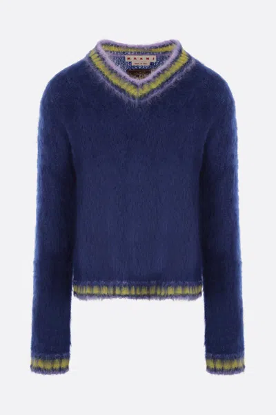 Marni Sweaters In Blue