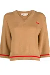 Marni Sweaters Brown In Marrone Marroni