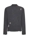 Marni Shetland Ripped-detail Jumper In Granite