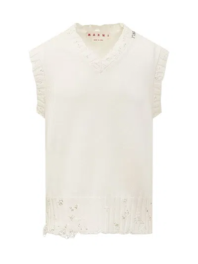 Marni Sweaters In Lily White