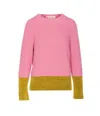 Marni Crewneck Hood Kangaroo Pocket Long Sleeves Ribbed Cuffs In Multi