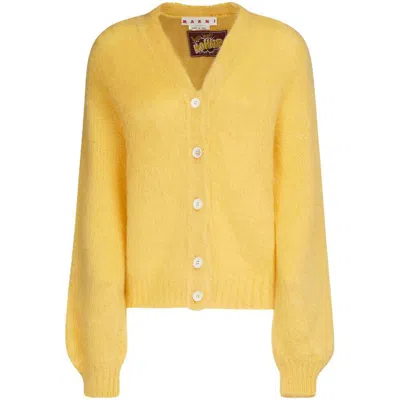 Marni Sweaters In Yellow