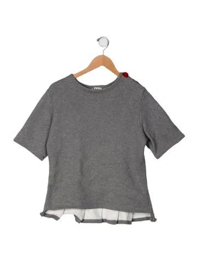 Pre-owned Marni Kids' Sweatshirt Dress In Grey