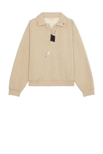 Marni Sweatshirt In Light Camel