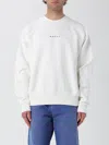 Marni White Printed Mini Logo Sweatshirt In White