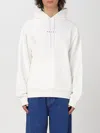 Marni Blue Hoodie With Logo On Chest For Men In White