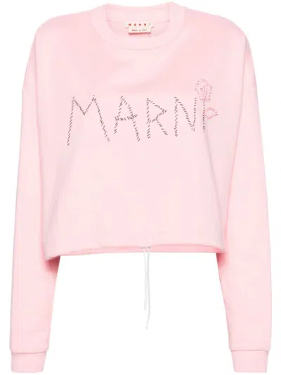 Marni Sweatshirt Clothing In Pink & Purple