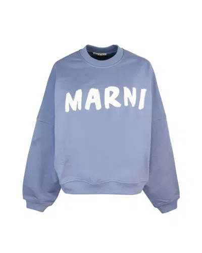 Marni Sweatshirt In Sky Blue