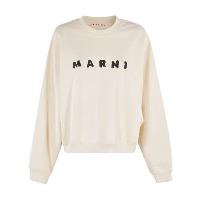 Marni Sweatshirt In Neutrals