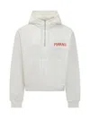 Marni Knitwear Hooded Front Pocket In White