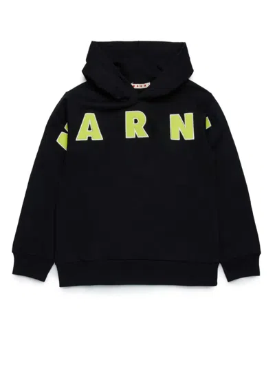 Marni Kids' Sweatshirt With Logo In Black