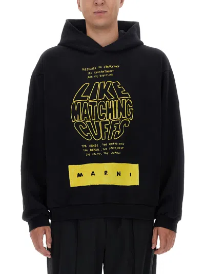 MARNI SWEATSHIRT WITH LOGO