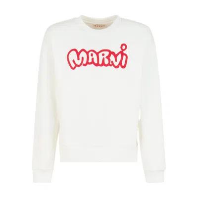 MARNI SWEATSHIRTS WHITE