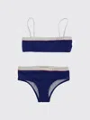 Marni Logo-detail Bikini In Blue