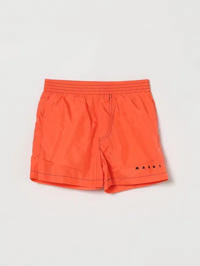 Marni Swimsuit Kids  In Metallic
