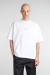 Marni White Cotton T-shirt With Logo Print