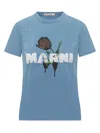 Marni T-shirt In Blue