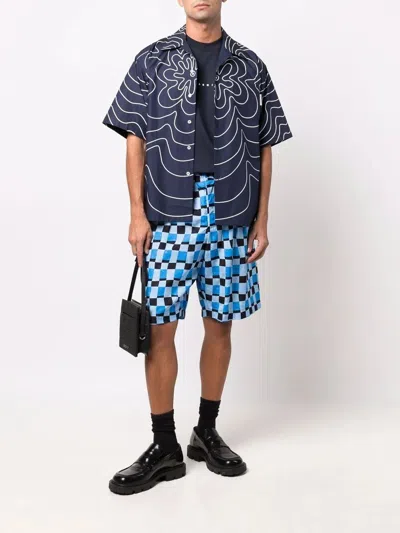 Marni T-shirt Clothing In Blue