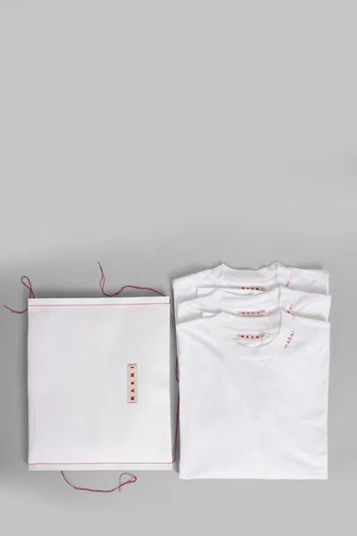 Marni T-shirt 3-pack In White