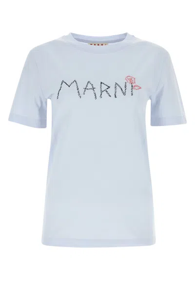 Marni T-shirt-40 Nd  Female In Blue